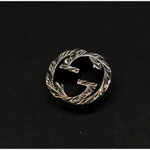 Authentic Gucci Interlocking G Pendant Top Charm Necklace / Pendant Silver